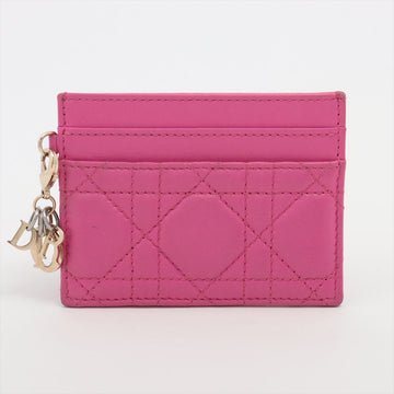 Dior 's Lady  S Card Case Pink