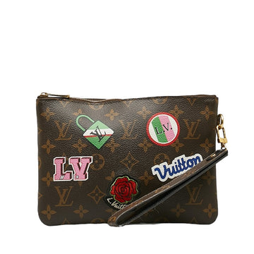 Louis Vuitton Monogram M63447 Porch PVC Brown Multicolor