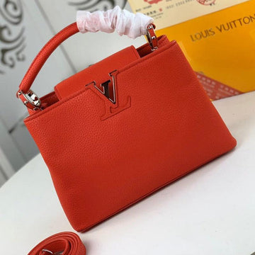 Makersluxe - Capucines Mini Handbag Red
