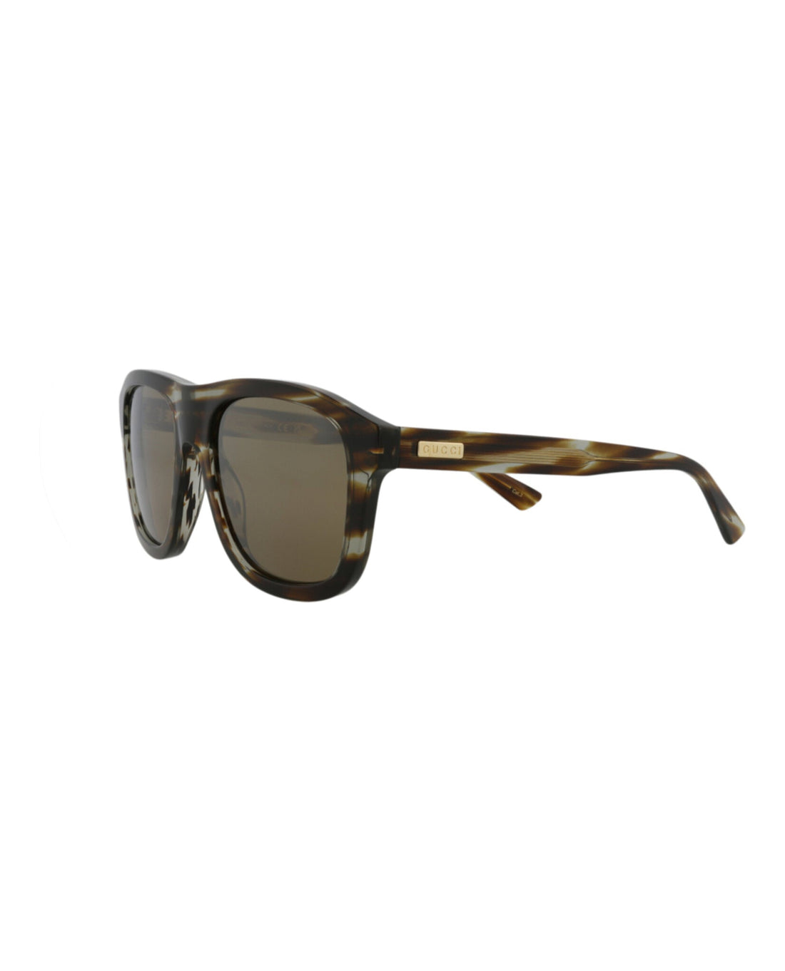 Aviator-Frame Recycled Acetate Sunglasses