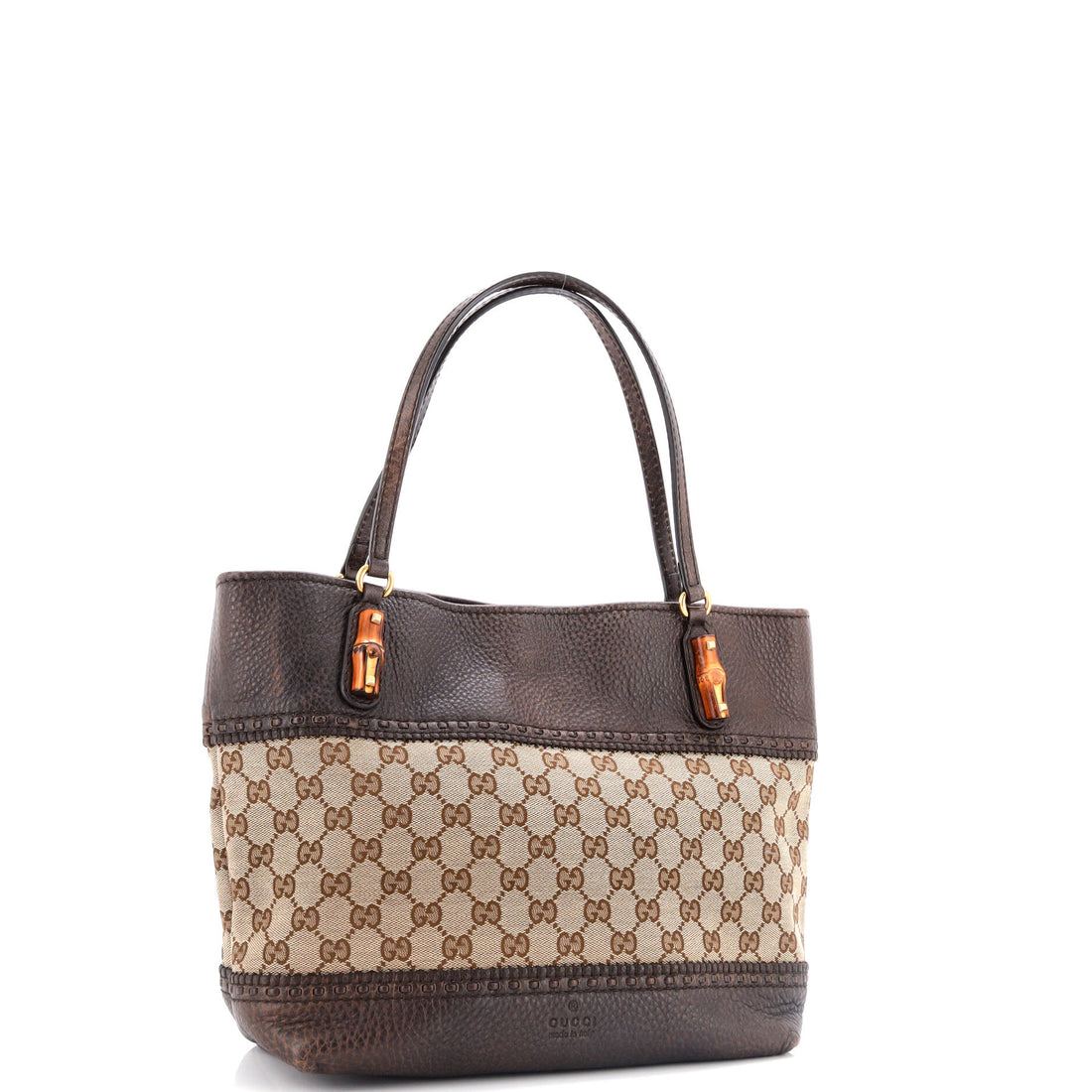 Laidback Crafty Tote GG Canvas and Leather Medium
