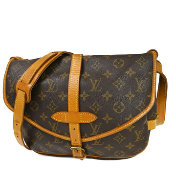 Louis Vuitton Saumur 30  Canvas Shoulder Bag ()