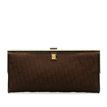 Dior Dior Clutch Bag Canvas Brown Ladies Market