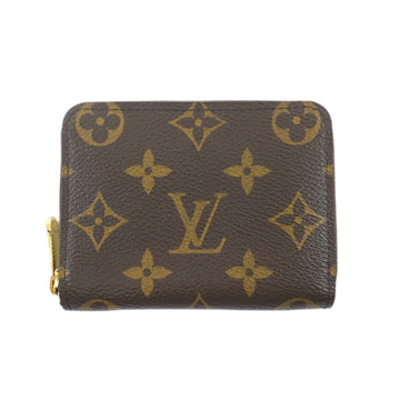 Louis Vuitton  Coins Monogram Canvas Brown G  Round  M60067 Compact Wallet