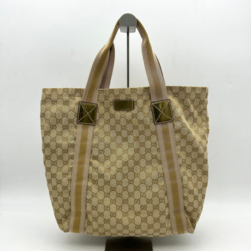GUCCI GG Monogram Medium Web Handle Vertical Tote Pink Gold gu9929sb