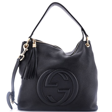 Soho Convertible Hobo Leather Large