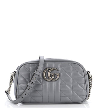 GG Marmont Shoulder Bag Mixed Matelasse Leather Small