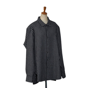 LOUIS VUITTON Louis Vuitton RM192 RDQ HHS66W Long-Handy  Wool/Polyester Black Grey  T-Shirt