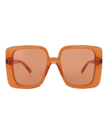 Square-Frame Recycled Acetate Sunglasses