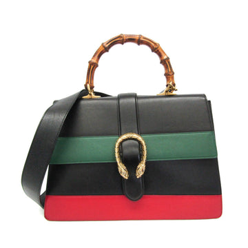 Gucci Bamboo  Leather Shoulder Bag ()