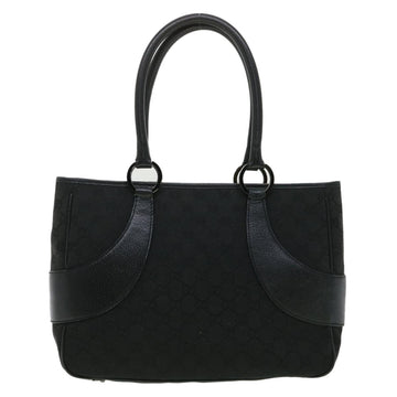 GUCCI GG Canvas Shoulder Bag Black ac1349