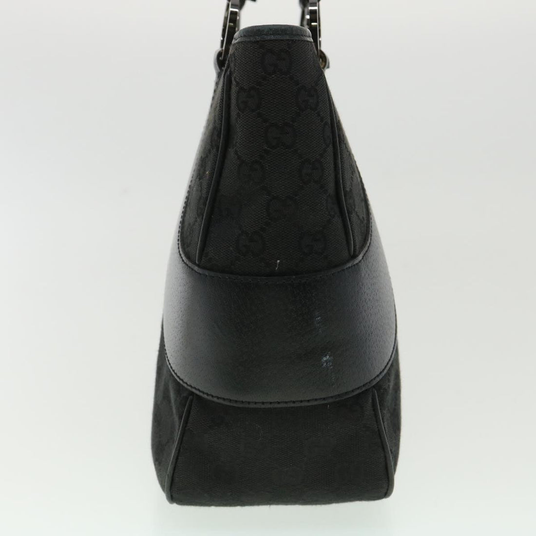 GUCCI GG Canvas Shoulder Bag Black ac1349