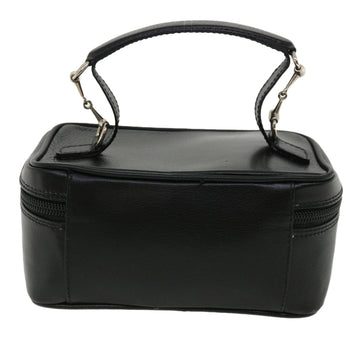 GUCCI Vanity Cosmetic Pouch Leather Black 032 270 0141 ac1828