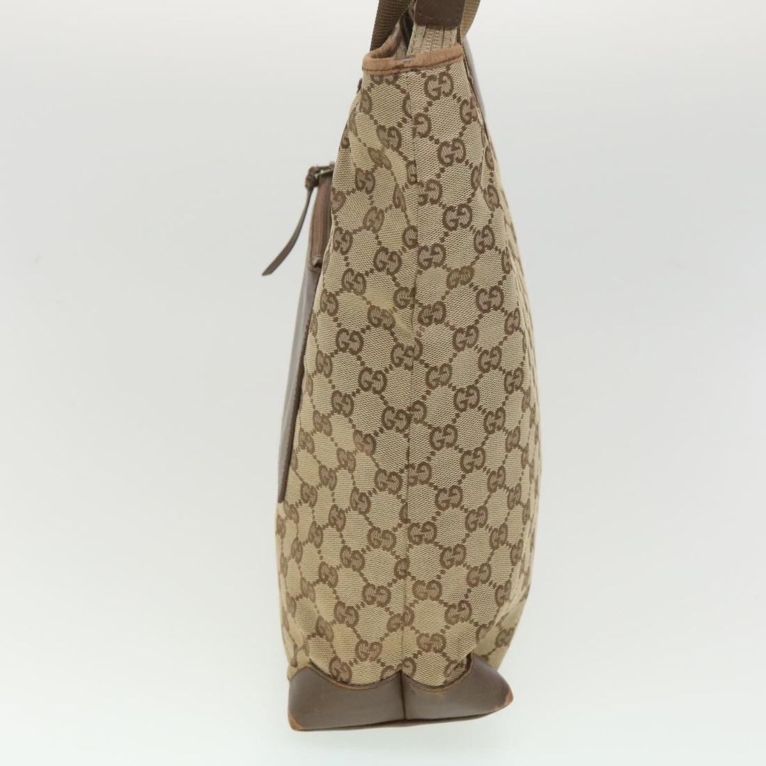 GUCCI GG Canvas Tote Bag Beige Brown 0190401 ac1839