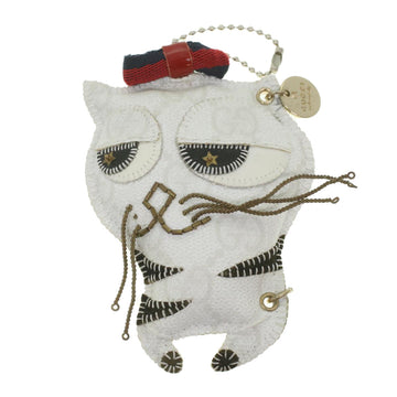 GUCCI GG Canvas Charm White ac1871