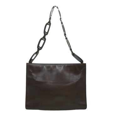 GUCCI Shoulder Bag Leather Brown 001 2122 1822 ac1903