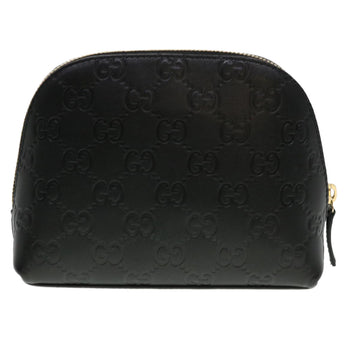 GUCCI Guccissima Pouch Black 141810 ac1916