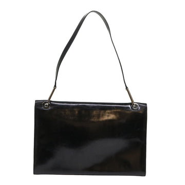 GUCCI Shoulder Bag Leather Black 001•2058•3033 ac1997