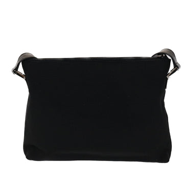 GUCCI Shoulder Bag Nylon Leather Black 002•2865•0504 ac2038