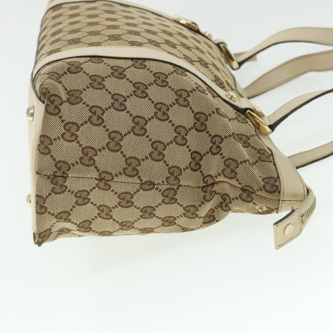 GUCCI GG Canvas Tote Bag Beige 141470 ac2124