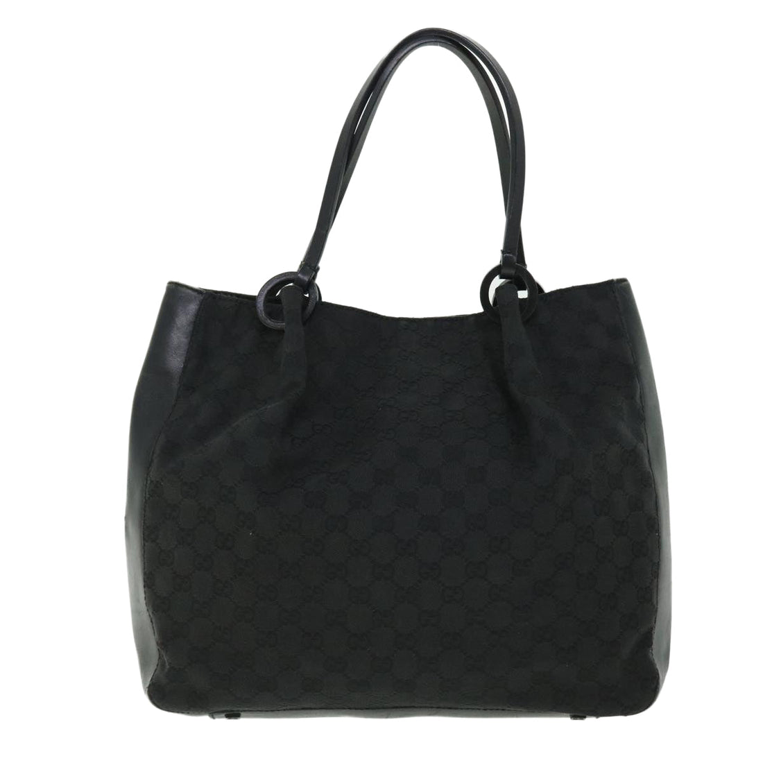 GUCCI GG Canvas Tote Bag Black 101920 ac2128