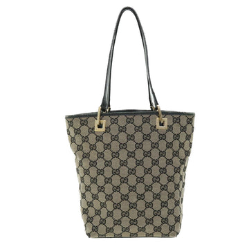 GUCCI GG Canvas Tote Bag Beige Black 002 1099 2404 ac2129