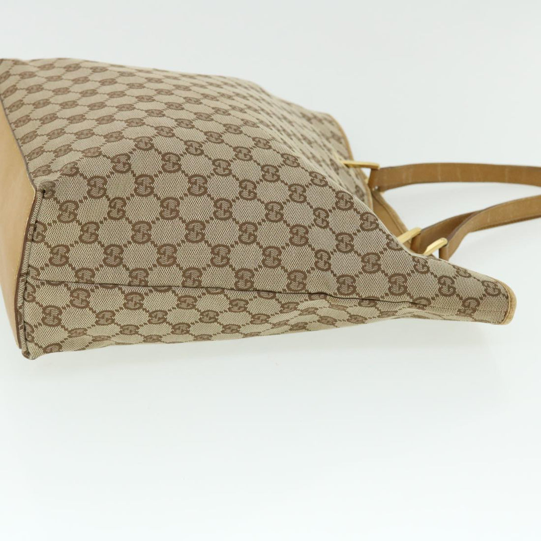 GUCCI GG Canvas Tote Bag Beige Brown 002 1098 3444 ac2130