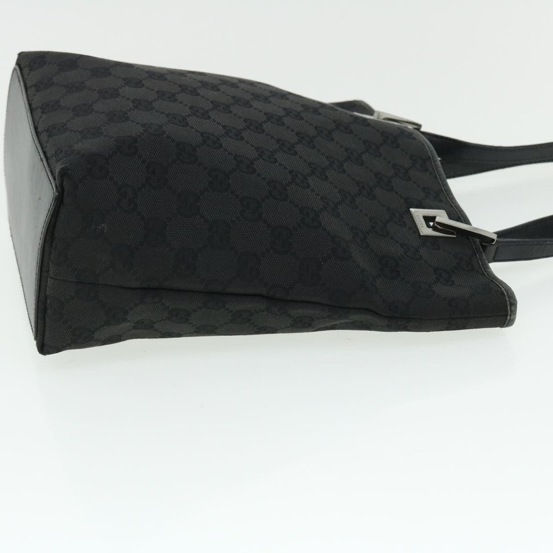 GUCCI GG Canvas Tote Bag Black 31244 ac2131
