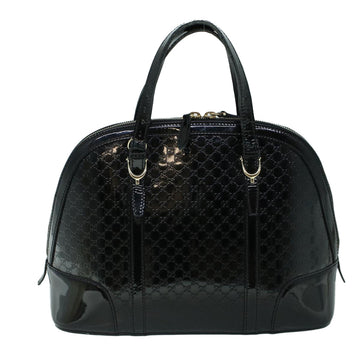 GUCCI Micro GG Canvas Hand Bag Black 309617 ac2156