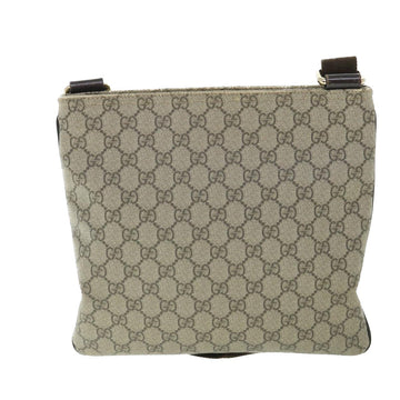 GUCCI GG Canvas Shoulder Bag PVC Leather Beige 295257 ac2197