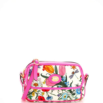 Shoulder Bag Flora Canvas Small