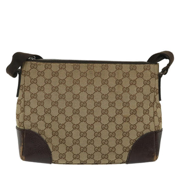 GUCCI GG Canvas Shoulder Bag Beige 114278 ac2364