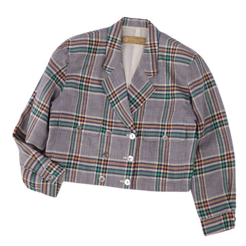 Vint Christian Dior Sport Jacket Double Bristol Check Out  M Multicolor Fashion