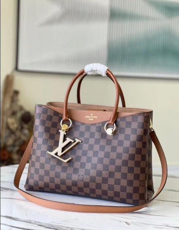 LV Riverside Damier Ebene Toron Taurillon N40052