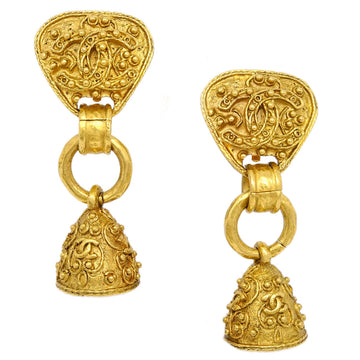 Chanel 1994 Filigree Earrings Clip-On Gold