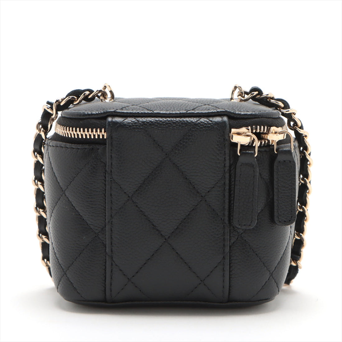 Chanel Matrasse Caviar S Chain Shoulder Bag Vanity Black G  31st