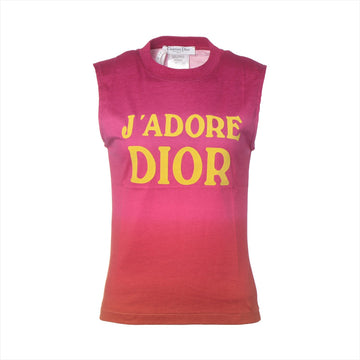 Christian Dior Cotton Tank Top F40  Pink 2H12155301 Jador Elie's Yale
