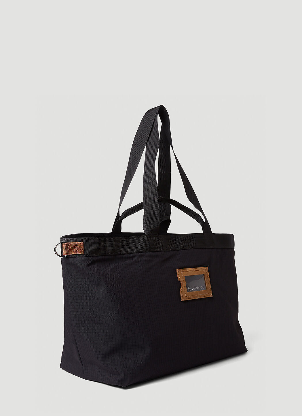 Acne Studios Men Tonal Check Tote Bag