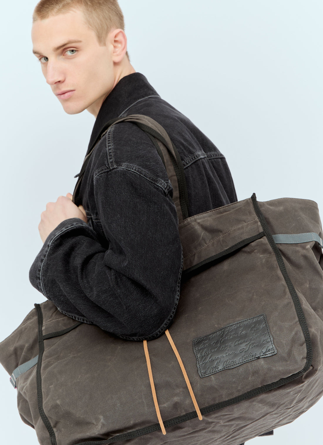 Acne Studios Men Canvas Tote Bag