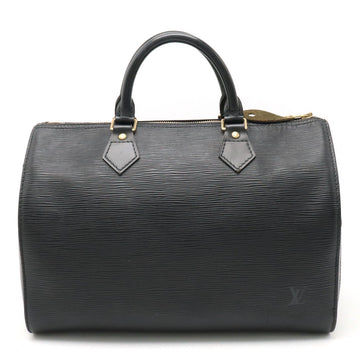 Louis Vuitton Louis Vuitton Epic Speed 30 Boston Bag Black Black Black Gold  M43002