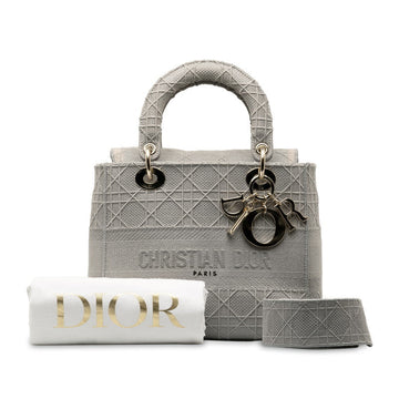 Dior Lady  Dior Handbag Shoulder Bag 2WAY Gr Linen  Dior