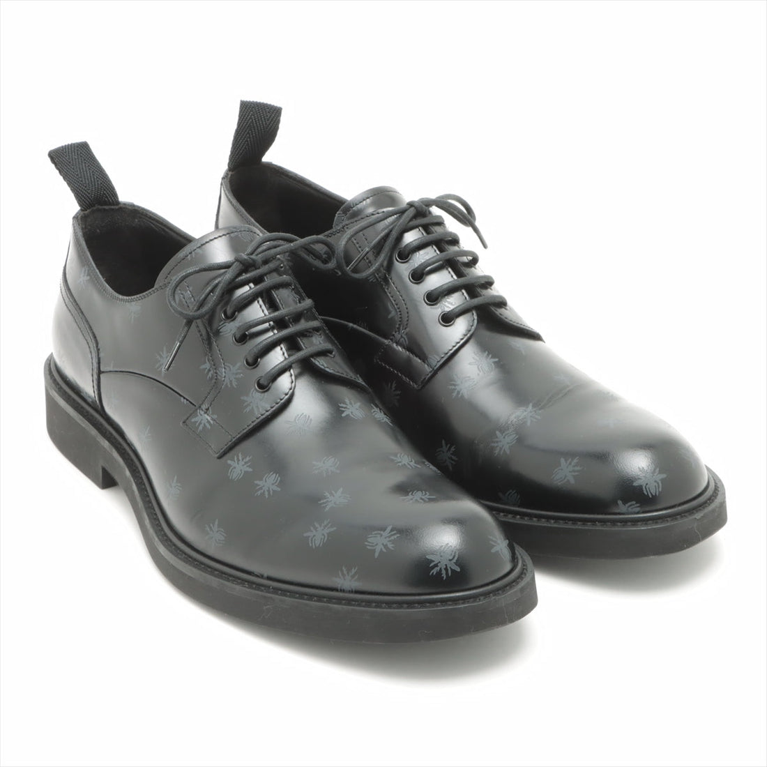 Dior Om Leather Shoes 44  Black Outdoor Footwear All-in-one Beer