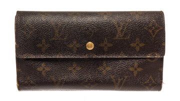Louis Vuitton Brown Monogram Canvas International Wallet