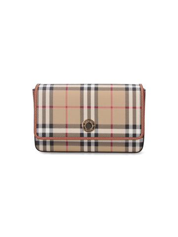 Burberry Women Check Shoulder Bag