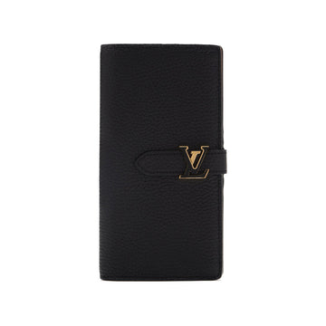 LOUIS VUITTON Lewitton Vertical Capsine 2 Fable Long Wallet  Leather Noir (Golden ) 's Head Wallet  Head Wallet Long Wallet Hybrid  Delivery escence Online