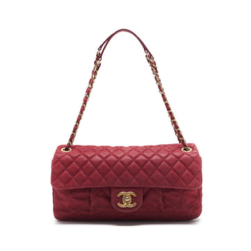 Chanel Matrasse Single Flap Chain Shoulder Sparkle Leather Red  Shoulder Bag  ? Ship??Free Shipping? Free Shipping?  s Online