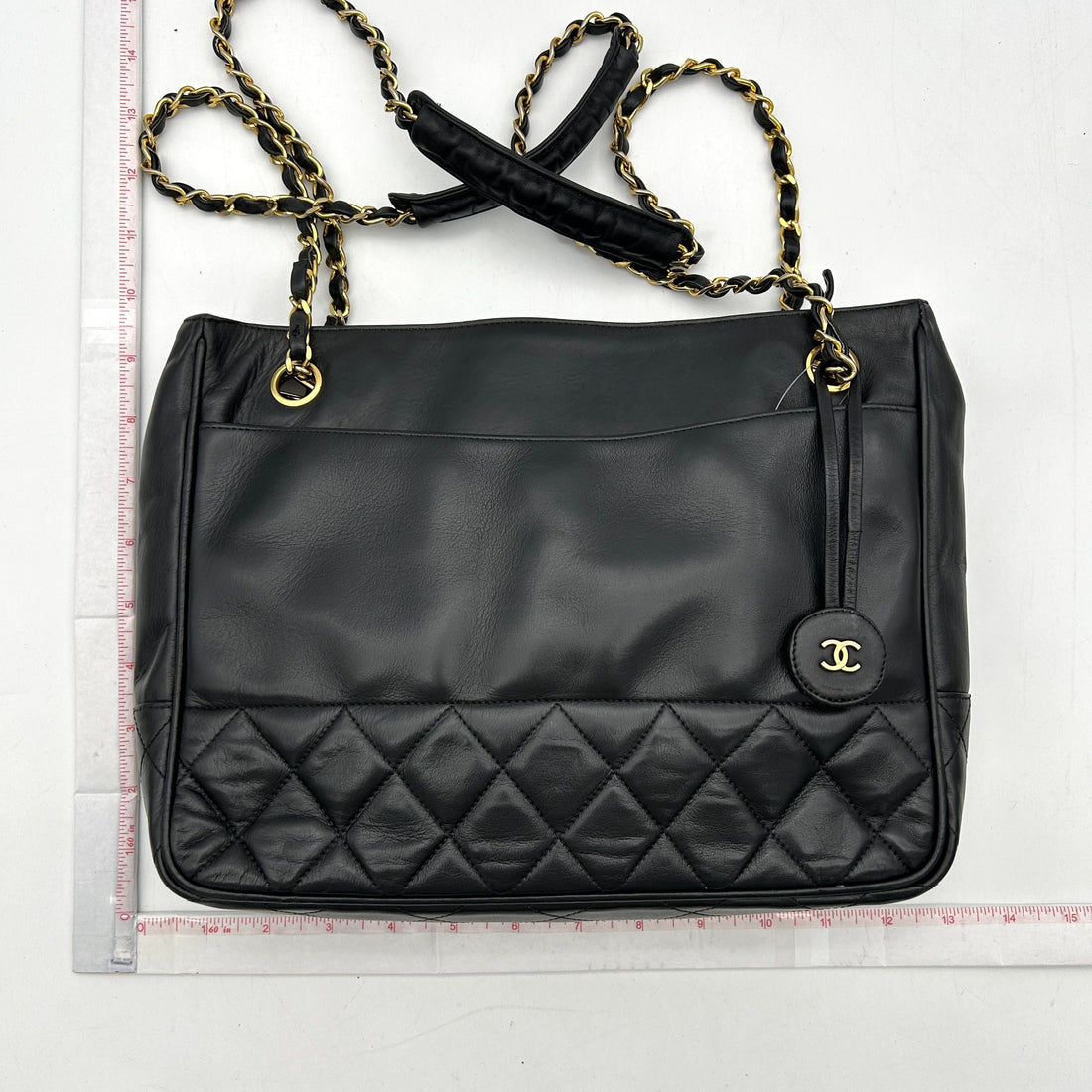 Chanel Quilted Chain Tote - Black Totes, Handbags ch8865fd