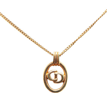 Dior CD logo Pedantine necklace g makeup ladies Dior