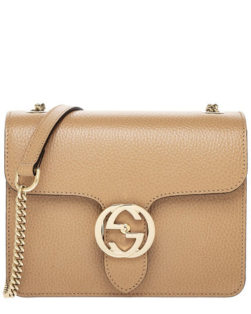 Gucci Interlocking G Small Leather Shoulder Bag