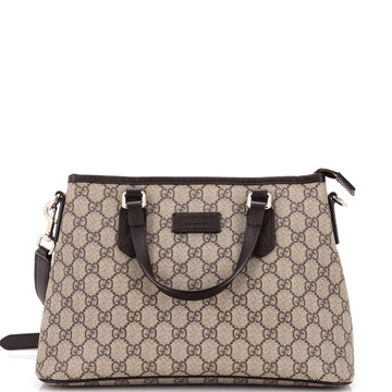 Convertible Zip Tote GG Coated Canvas Medium